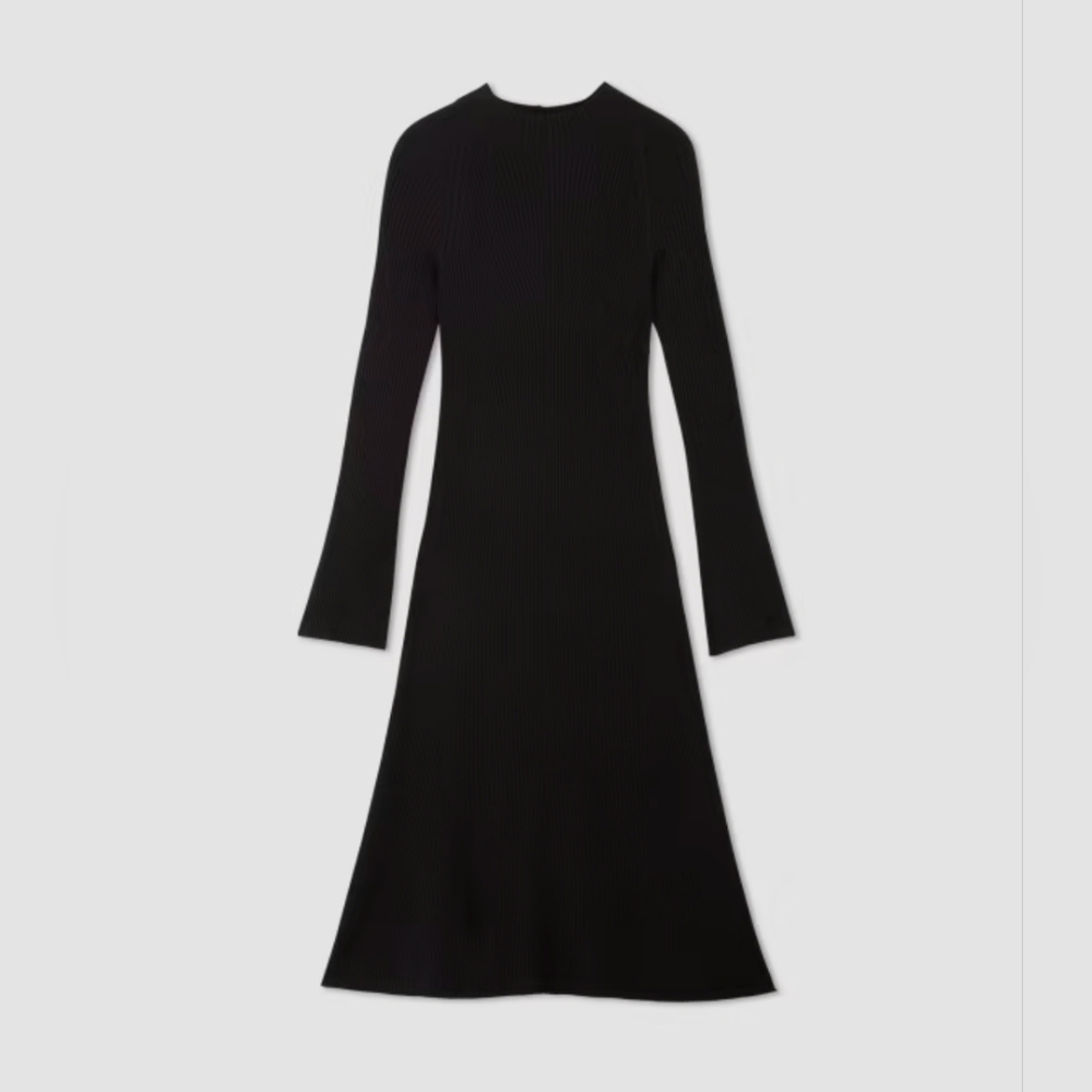 NWT Everlane | Ribbed Mock Neck Midi Dress